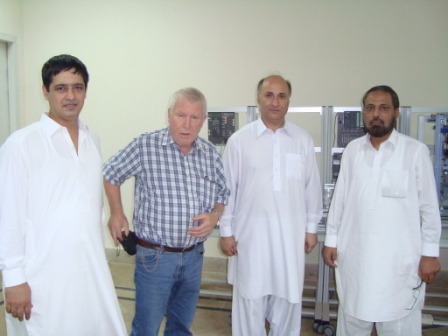 Dr Hans Laufer, Dr Iftikhar Hussain (Chairman Industrial Engineering), Mr. Sahibzada Saleem Ur Rehman (CEO), Mr. Mohammad Fawad (Director Procurement)